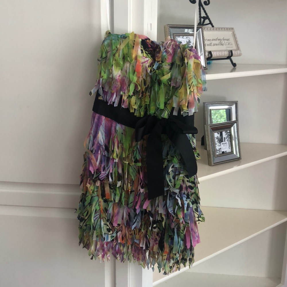 Jovani fringe dress